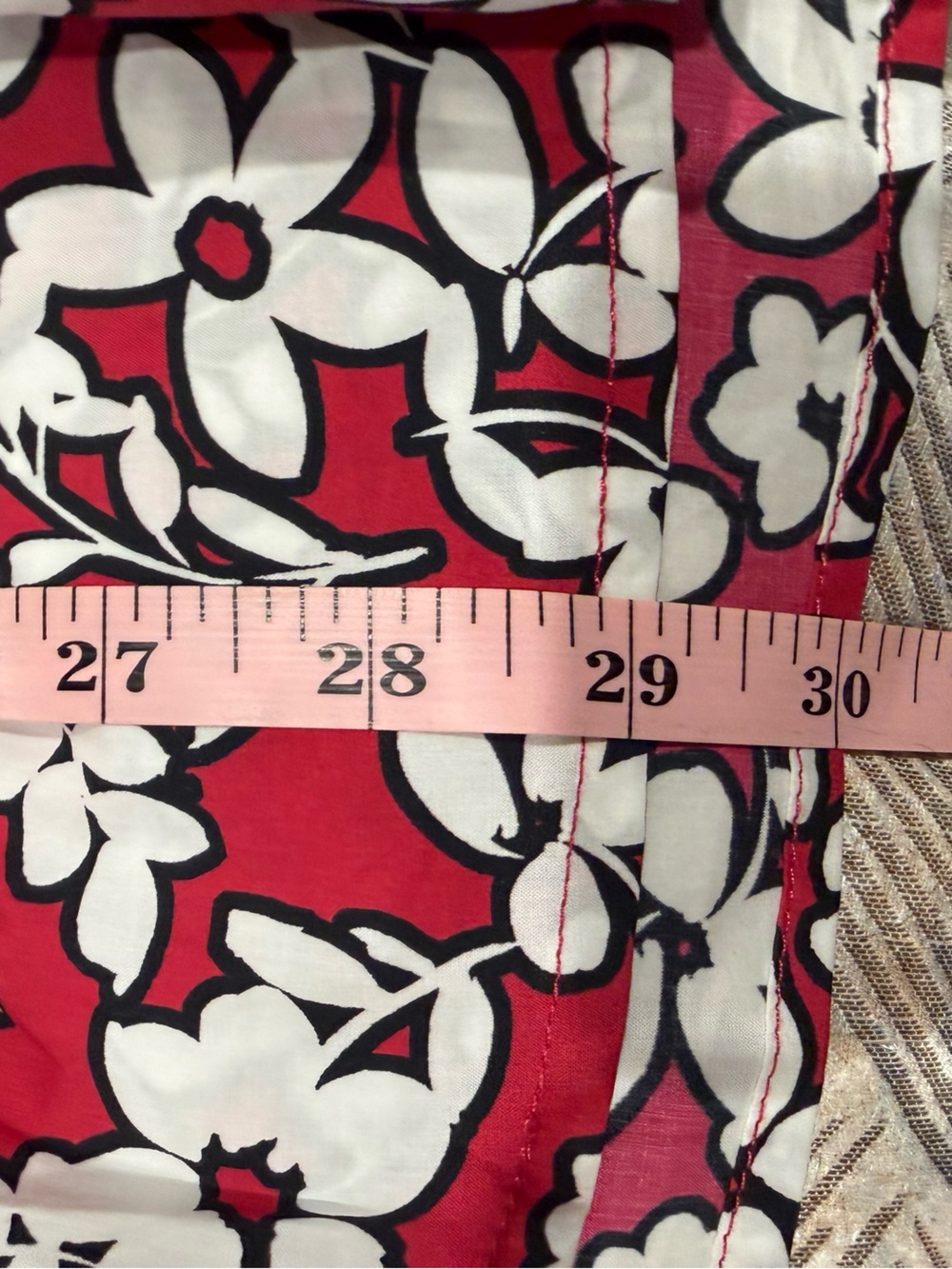 Tyler Boe Red and White Floral Blouse - Picture 7 of 13